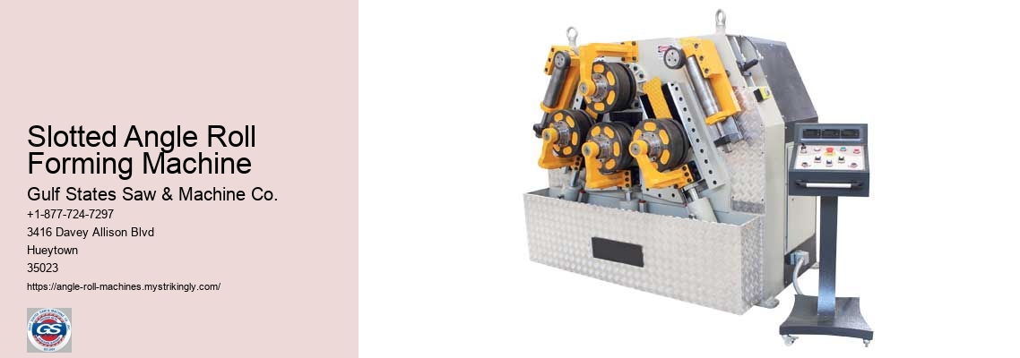 Slotted Angle Roll Forming Machine